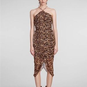 New Sold Out Isabel Marant Etoile Valdi Dress in color Ochre